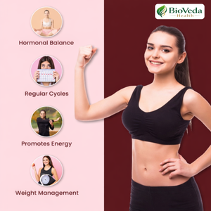 BioVeda Health Fem Balance Capsules – Complete Herbal Care for Women | Hormone Balance, Energy, Immunity & Digestive Support
