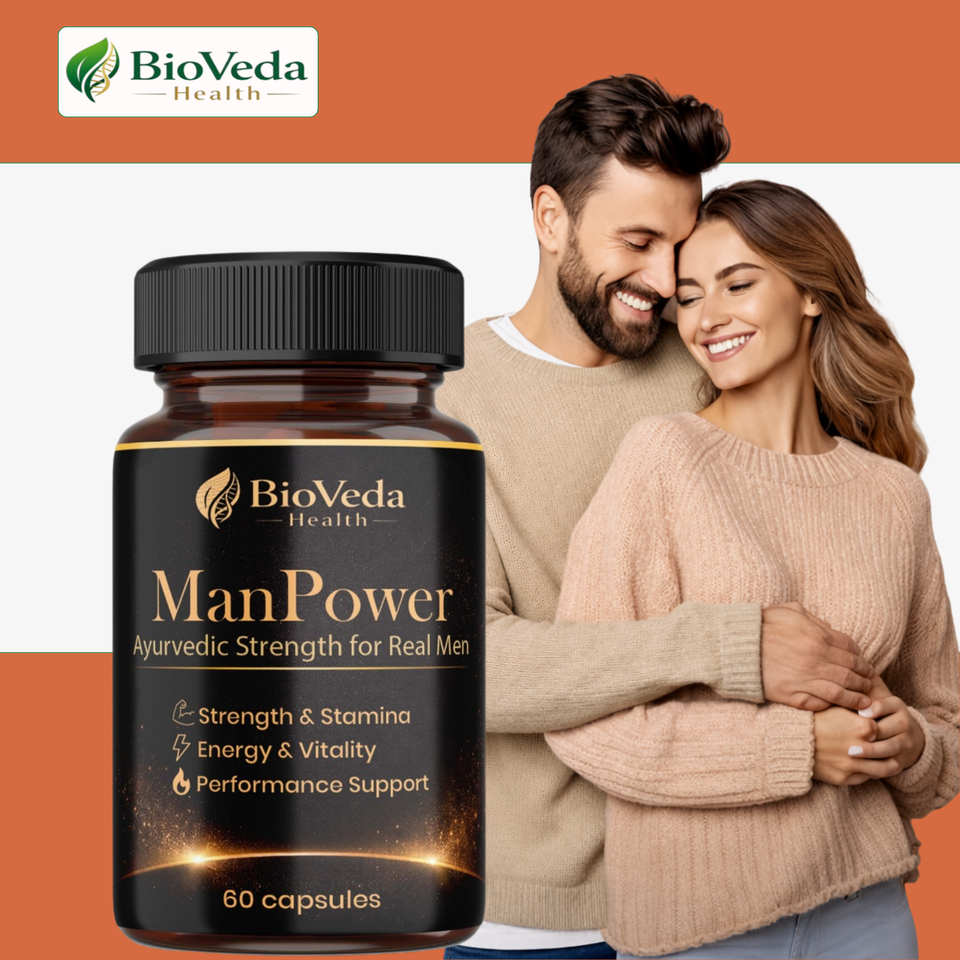 Man Power Natural Capsules for Men – Strength, Stamina, Energy, Vitality & Performance Support (60 Capsules)