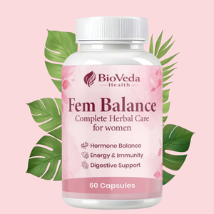 Fem Balance Capsules – Complete Herbal Care for Women | Hormone Balance, Energy, Immunity & Digestive Support