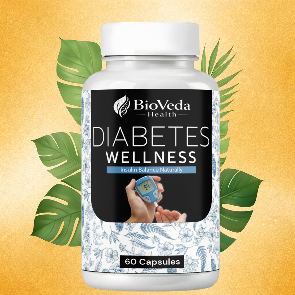 Diabetes Wellness Capsules for Blood Sugar Support, Insulin Balance & Herbal Diabetic Care