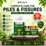 BioVeda Health PiloCare Combo Pack – Ayurvedic Wellness Support for Anal Comfort & Daily Care