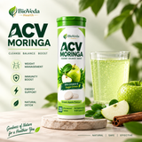 BioVeda Health ACV & Moringa Effervescent Tablets - Green Apple (20 Tablets)