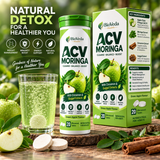 BioVeda Health ACV & Moringa Effervescent Tablets - Green Apple (20 Tablets)