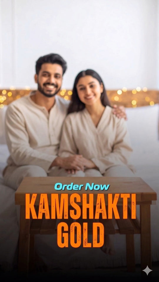 Kamshakti Gold + Capsules for Men | Natural Energy & Stamina Booster | Herbal Strength Formula | 60 Capsules